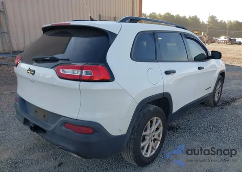 2016 Jeep Cherokee Altitude из США, поврежденный, VIN 1C4PJLAS6GW319343